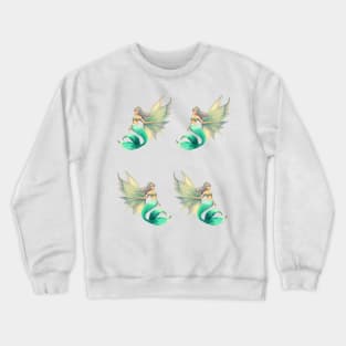 Green little Sirenas and Mermaids Crewneck Sweatshirt